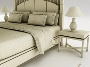 bedroom set 027 3D Model