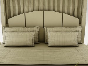 bedroom set 027 Model 3D