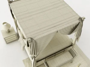 bedroom set 027 3D Model