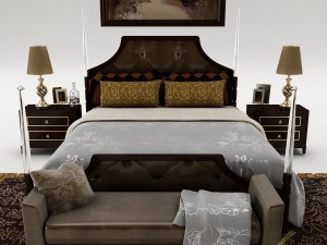 bedroom set 028 3D Model