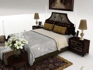 bedroom set 028 3D Model