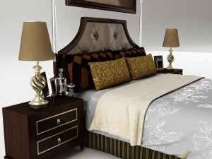 bedroom set 028 3D Model