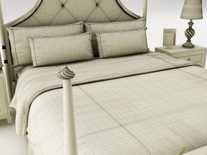 bedroom set 028 3D Model