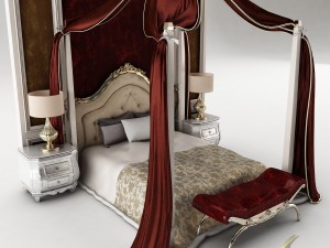 bedroom set 029 3D Model