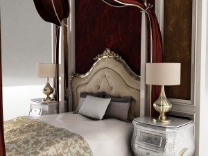 bedroom set 029 3D Model