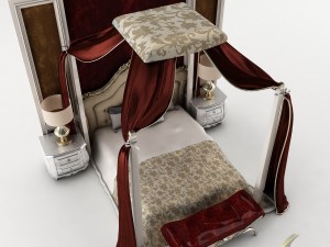 bedroom set 029 3D Model