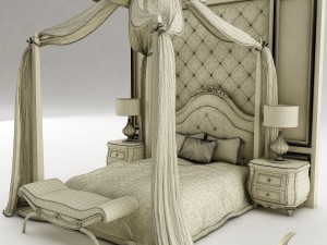 bedroom set 029 3D Model