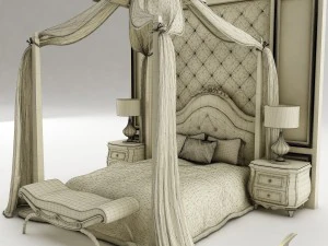 jogo de quarto 029 Modelo 3D