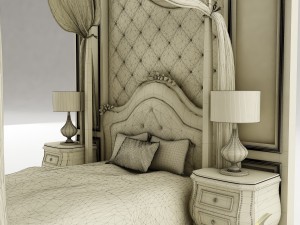 bedroom set 029 3D Model
