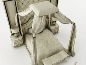 jogo de quarto 029 Modelo 3D