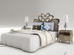 bedroom set 030 3D 모델