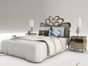 bedroom set 030 3D Model