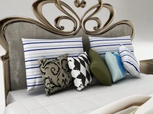 bedroom set 030 3D Model