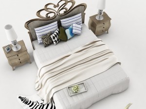 bedroom set 030 3D 모델