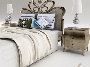 bedroom set 030 3D 모델