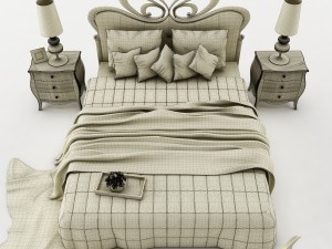 bedroom set 030 3D 모델
