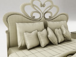 bedroom set 030 3D 모델