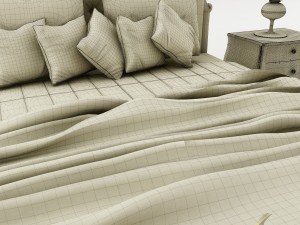 bedroom set 030 3D 모델