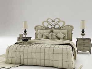 bedroom set 030 3D 모델