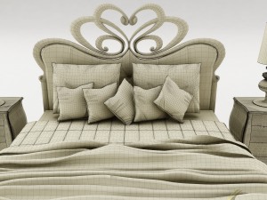 bedroom set 030 3D 모델