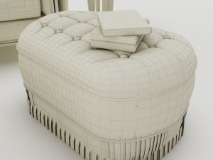 sofa set 002 3D मॉडल