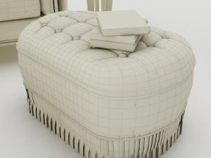 sofa set 002 3D Model
