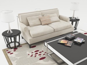 sofa set 003 3Dモデル