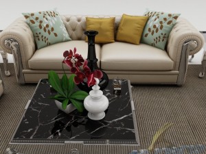 sofa set 006 3D मॉडल