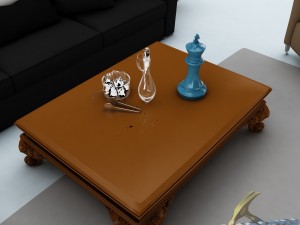 sofa set 011 Model 3D