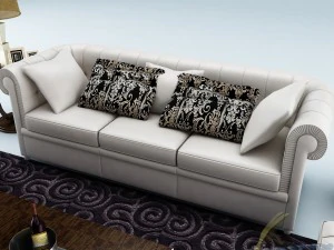 sofa set 013 3D Model