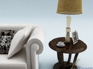 sofa set 013 3D मॉडल