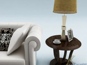 sofa set 013 3D Model