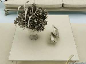 sofa set 014 3D Model