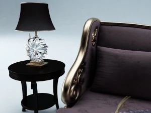 sofa set 014 3D Model