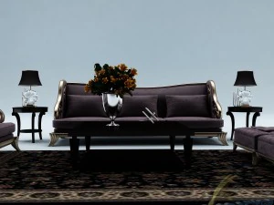 sofa set 014 3D Model