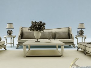 sofa set 014 3Dモデル