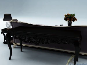 sofa set 014 3D Model