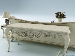 sofa set 014 3Dモデル