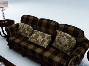 sofa set 015 3D-Modell