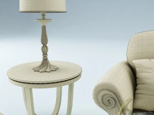 sofa set 015 3D Model