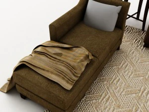 sofa set 016 3D Model