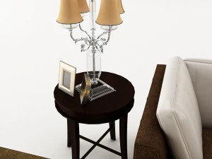 sofa set 016 3D Model