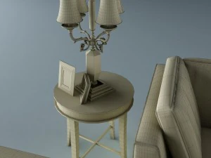 sofa set 016 3D Model