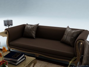 sofa set 017 3D Model