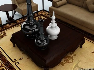sofa set 018 3D Model