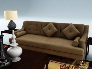 sofa set 018 3D Модель