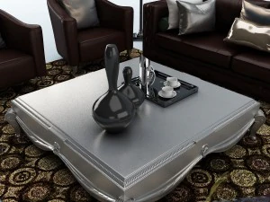 sofa set 019 3D Model