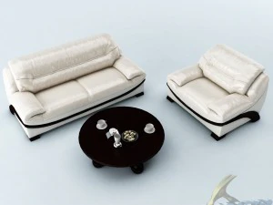 set divani 020 Modello 3D