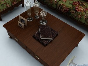 sofa set 021 3D Model