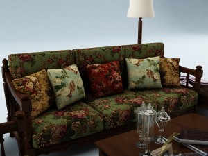 sofa set 021 3D Model